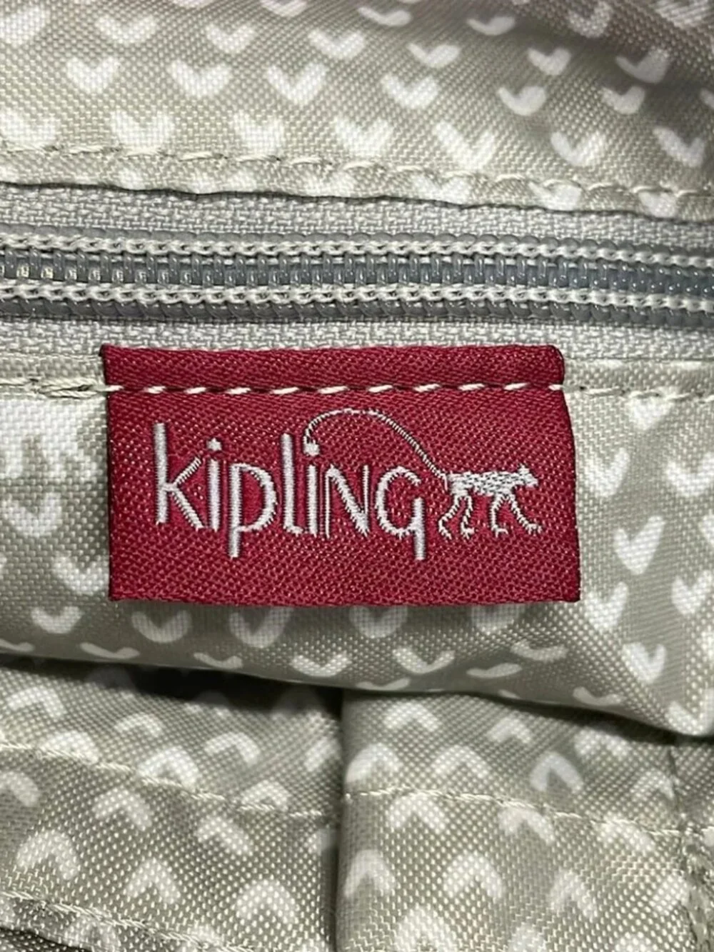 Kipling Pink Purple Nylon Shoulder Bag